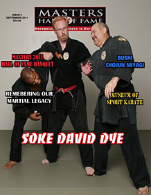 Soke David Dye Featured in the Masters Hall of Fame Online Magazine